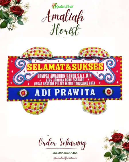 Papan Bunga Ucapan Selamat taraju